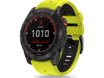 Tech-Protect ICONBAND PRO rem til Garmin FENIX 3 / 5X / 3HR / 5X PLUS / 6X / 6X PRO / 7X lime/svart