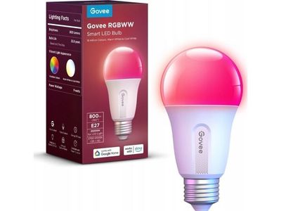 Govee WIFI & Bluetooth Smart Light Bulb 800lm