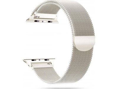 Tech-Protect MilaneseBand til Apple Watch 4 / 5 / 6 / 7 / 8 / 9 / SE (38/40/41 mm) - beige