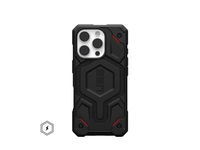 Urban Armor Gear Monarch Pro kevlar, Deksel, Apple, iPhone 16 Pro, 16 cm (6,3"), Sort