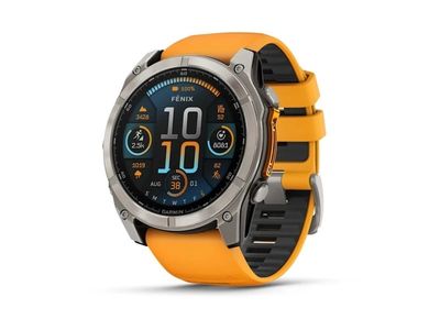 Garmin Fenix 8, 3,56 cm (1,4"), AMOLED, berøringsskjerm, 32 GB, GPS (satellitt), 76 g