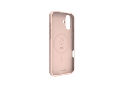 dbramante1928 Greenland Pro - Baksidedeksel for mobiltelefon - Qi - MagSafe-samsvar - plastikk - rosa sand - for Apple iPhone 16 Plus