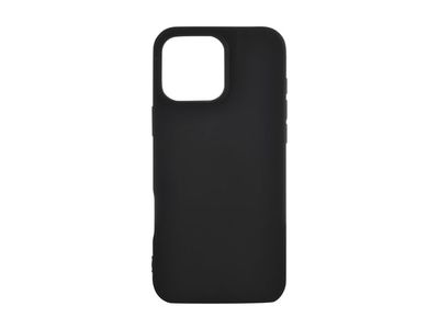 GRE8T - Bagsidecover til mobiltelefon - termoplastisk polyuretan (TPU) - sort - for Apple iPhone 16 Pro