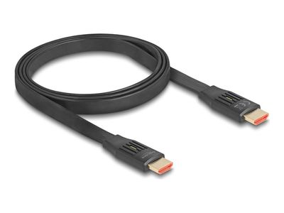 DeLOCK 81001, 1 m, HDMI Type A (Standard), HDMI Type A (Standard), 3D, 48 Gbit/sek., Svart