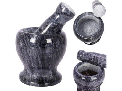 Vilde Graniittinen kivimurska ja -murskain mausteiden, yrttien ja pähkinöiden jauhamiseen raskas 11 cm