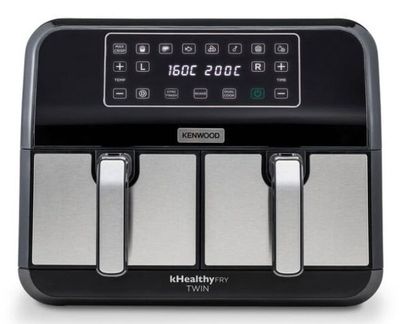 Kenwood HFM20.000MB, Varmluftsfrityr, 8 l, 35 °C, 200 °C, 60 min, Dobbel