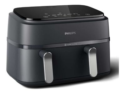 Philips 3000 series Airfryer NA351/00 Dual Basket, Kuumakiertoilmakypsennin, 9 L, 1,5 kg, Rapid Air, 40 °C, 200 °C