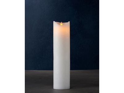 Sirius Sara Exclusive LED-vaxljus, vit Ø 7,5 - H 30 cm