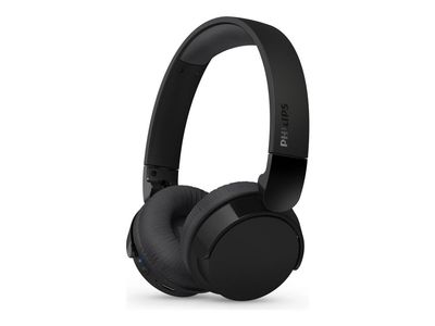 Philips TAH3209BK - Hörlurar med mikrofon - montering över örat - Bluetooth - trådlös - svart