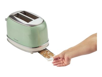 Ariete Vintage 0155 - Brødrister - 2 skive - 2 Spor - grønn