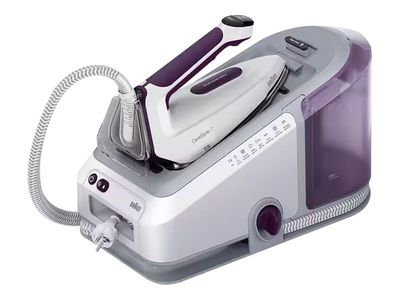 Braun CareStyle 7 IS 7266 - Dampstrykejern med automatisk slukking - såleplate: EloxalPlus FreeGlide 3D - 2700 W - fiolett