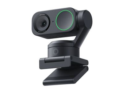Insta360 Link 2 - Webbkamera - panorering / lutning - färg - 4096 x 2160 - ljud - H.264, MJPEG - DC 5 V