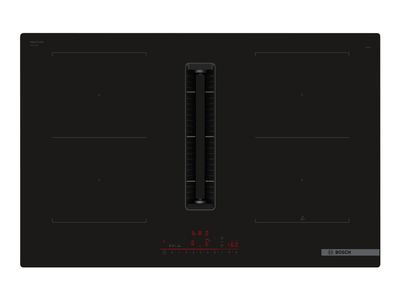 Bosch Serie | 6 PVQ811H26E - Induksjonskomfyrtopp - 4 plater - Nisje - bredde: 75 cm - dybde: 49 cm - Klasse B - uten ramme - svart med fallvindeks...