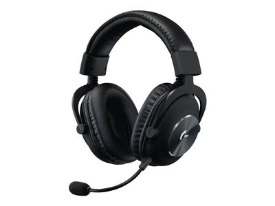 Logitech G Pro X 2 - Hodesett - full størrelse - Bluetooth / LIGHTSPEED - trådløs, kablet - 3,5 mm jakk - lydisolerende - svart