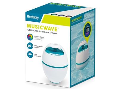 MusicWave flytande LED Bluetooth-högtalare för pool