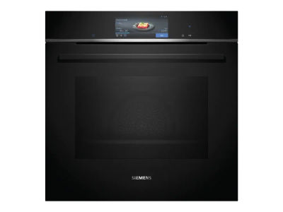 Siemens iQ700 HB778G3B1 - Ovn - innebygd - Wi-Fi - fordypning - bredde: 56 cm - dybde: 55 cm - høyde: 58.5 cm - med selvrens - Klasse A+ - svart/ru...