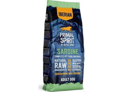 PRIMAL SPIRIT Iberiske sardiner – halvfuktig hundemat – 12 kg