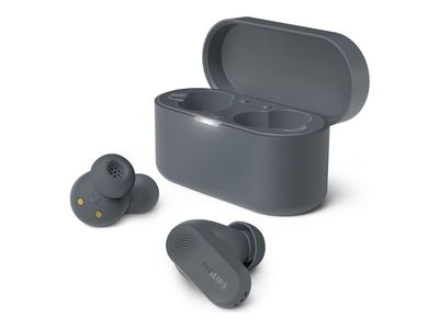 Philips 3000 series TAT3509GY/00, True Wireless Stereo (TWS), 20 - 20000 Hz, Puhelut/Musiikki, 35 g, Kuulokkeet, Harmaa