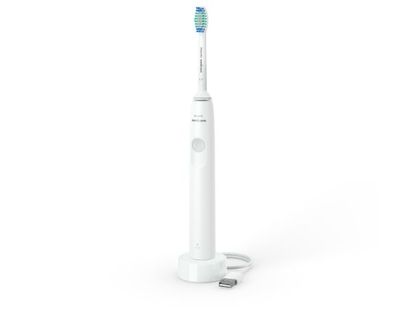 Philips Sonicare 1100 series 1100 Series HX3641/02 Sonisk eltandborste, Vuxen, Ultraljudstandborste, Daglig vård, Grå, Vit, 2 min, Batteri