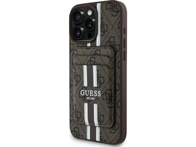 Guess 4G Stripes med MagSafe til Apple iPhone 16 Pro Max – brun