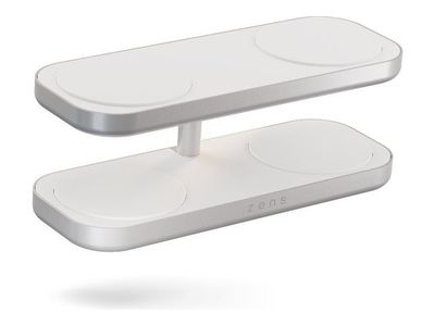 ZENS ZEQC01W/00 Quattro Charger Pro 4 trådløs lader 4x 15 W Qi2, hvit