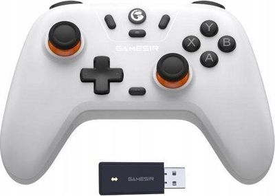 GameSir Nova Lite trådløs spillkontroller Bluetooth, 2,4 GHz, USB-C, hvit
