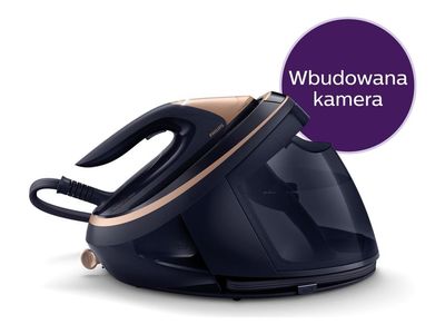 Philips PSG9050/20, 3100 W, 180 g/min, SteamGlide-pohjalevy, 1,8 L, Musta, irrotettava