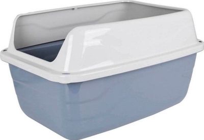 GEORPLAST Sonic XL kattesøppel grå-hvit (56 x 40 x 30,5 cm)