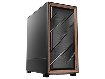 Antec FLUX SE, Midi Tower, PC, Sort, Tre, ATX, EATX, ITX, Micro ATX, Plast, Stål, Tre, Spilling