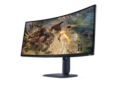 Alienware AW3425DWM - LED-skjerm - gaming - kurvet - 34" - 3440 x 1440 UWQHD @ 180 Hz - VA - 400 cd/m² - 3000:1 - DisplayHDR 400 - 1 ms - 2xHDMI, D...