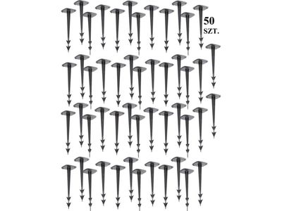 Prosperplast spyd/harpunplugger til agrofiber 12,5 cm 50 stk