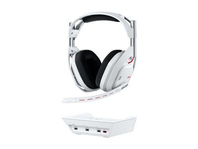 Logitech G Astro A50 - 5. generasjon - hodesett - full størrelse - Bluetooth / LIGHTSPEED - trådløs - hvit