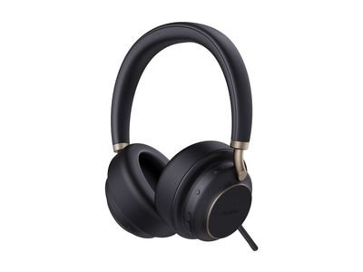 Yealink BH76 Plus - Hodesett - på øret / full størrelse - Bluetooth - trådløs - aktiv støydemping - USB-A via Bluetooth-adapter, USB-C via Bluetoot...