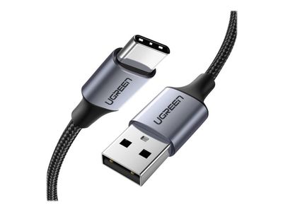 Ugreen - USB-kabel - USB (hane) till 24 pin USB-C (hane) - USB 2.0 - 5 V - 3 A - 1 m - svart