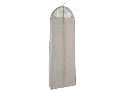 WENKO 64523100, Myk klesoppbevaringsbag, Taupe / brun, Polyetylentereftalat (PET), Polypropylen (PP), Glidelås, 60 cm, 180 cm
