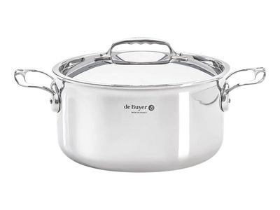 de Buyer AFFINITY - Lapskauspotte med dekke - 20 cm - 3.4 L