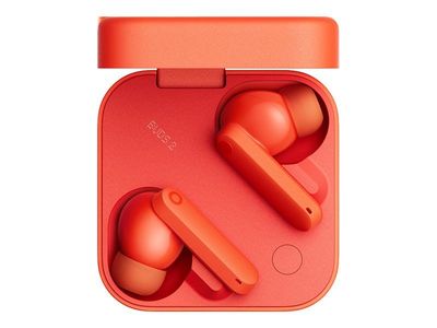 CMF Buds 2 - True wireless-hodetelefoner med mikrofon - ørepropp - Bluetooth - aktiv støydemping - oransje