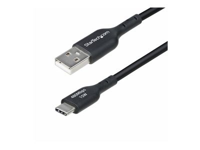 StarTech 1ft (30cm) USB-A to USB-C Charging Cable, Charger Cord - USB-kabel - USB (hann) til USB-C (hann) - USB 2.0 - 3 A - 30 cm - halogenfri, pas...