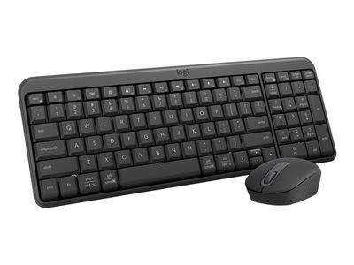 Logitech Wireless Desktop MK250 - Sats med tangentbord och mus - trådlös - Bluetooth LE