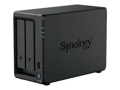 Synology Disk Station DS725+ - NAS-server - RAID JBOD, 0, 1, 5, 6, 10 - RAM 4 GB - 2.5 Gigabit Ethernet - iSCSI støtte