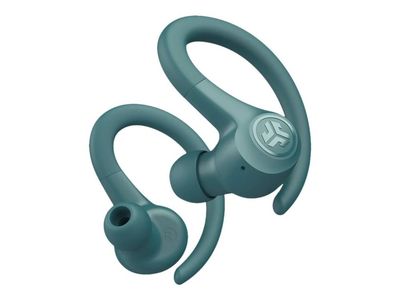 JLab Audio Go Air Sport - True wireless-hörlurar med mikrofon - inuti örat - montering över örat - Bluetooth - blågrön