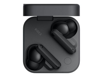 CMF Buds 2 - True wireless-hodetelefoner med mikrofon - ørepropp - Bluetooth - aktiv støydemping - mørk grå