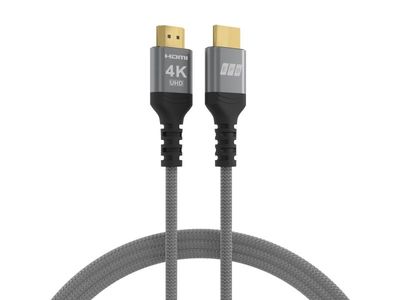 EFB Elektronik HDMI-20-00001, 0,5 m, HDMI Type A (Standard), HDMI Type A (Standard), 3D, 18 Gbit/sek, Grå