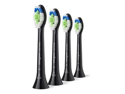 Philips Optimal White HX6064/88 Pakkauksessa 4 harjaspäätä, 4 kpl, musta, 3 kuukautta, keskikokoinen, 62000 rpm, Philips