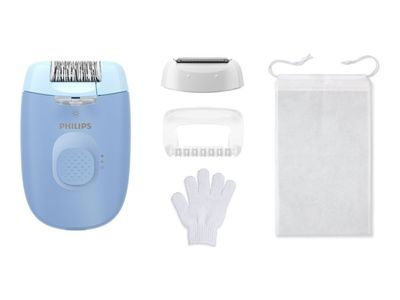 Philips Epilator Series 4000 BRE247/00 with 2 Speeds and LED Lighting