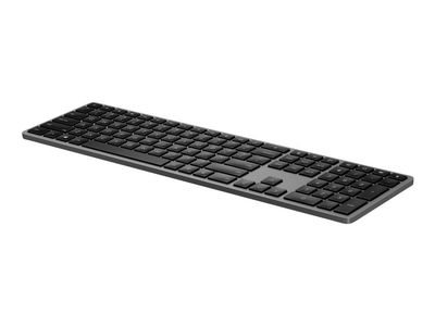 HP Dual Mode 975 - Tangentbord - bakgrundsbelyst - trådlös - Bluetooth - hela norden