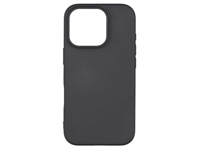 iPhone 16 Pro silikone Mag bakdeksel, resirkulert, svart