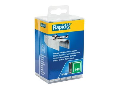Rapid 40303091, Pakke med stifter, 1,2 cm, 5000 stifter, Festing, Metallisk, Teppe