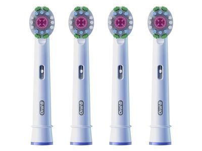 Oral-B Pro 3D White 860960 børstehoder 4-pk, hvit