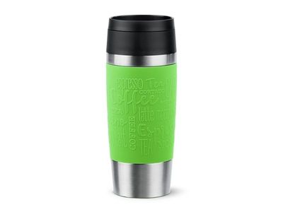 EMSA Travel Mug Classic , Grønn, Rustfritt stål, Silikon, Rustfritt stål, Polypropylen (PP), 36 ml, 8,3 cm, 200 mm